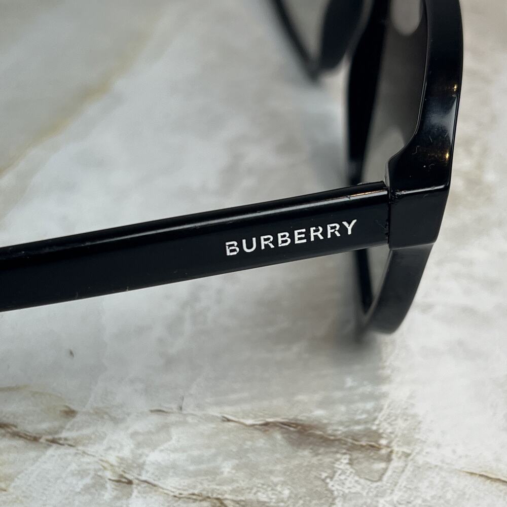Burberry Sunglasses B 4320 Unisex 58-17-145 Gloss Black Italy FOR FRAMES ONLY - Picture 3 of 9